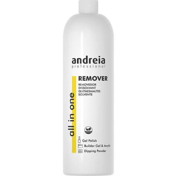 Лакочистител за полупостоянен лак за нокти Andreia All in One Remover 1000мл