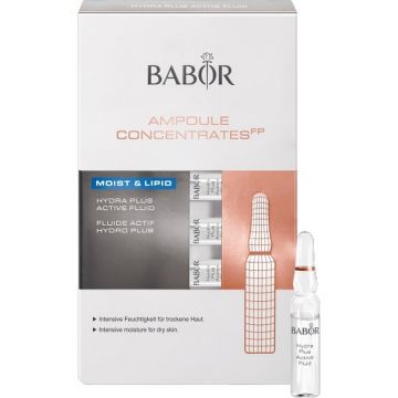 Fiole Babor Hydra Plus Active Fluid cu acid hiluronic 7x2ml