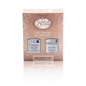 CND Kit Vinylux Nail Polish &amp; Shellac Semi-Permanent Nail Polish Dazzling Dance 2x15ml