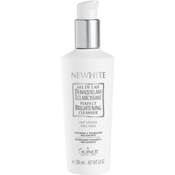 Demachiant Guinot Newhite Lait Demaquillante Eclaircissant anti-pete 200ml
