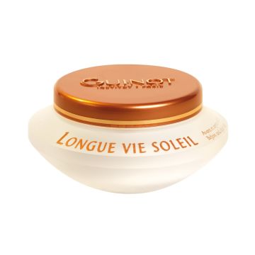 Crema pentru pregarirea inainte de expurea la soare si regenerarea pielii dupa expunerea la soare Guinot Longue Vie Soleil 50 ml