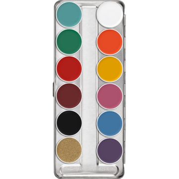 Makeup Palette Kryolan Supracolor Make-Up FP 12 culori