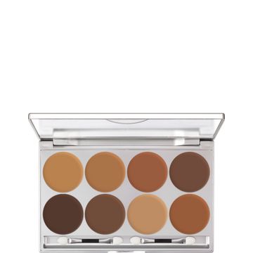 Foundation Kryolan Ultra Foundation Palette 8 colours Trafalgar dark 28g