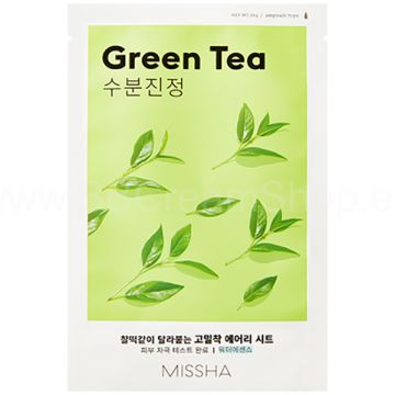 Missha Airy Fit arcmaszk zöld teával 19g