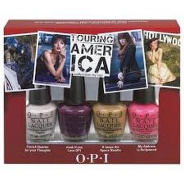 Opi Készlet Mini Körömlakk  Touring America Mini 4Körömlakk x 3.75ml