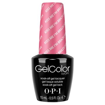 Opi Gelcolor Kiss Me I&#039;M Brazilian Féltartós gél lakk 15ml