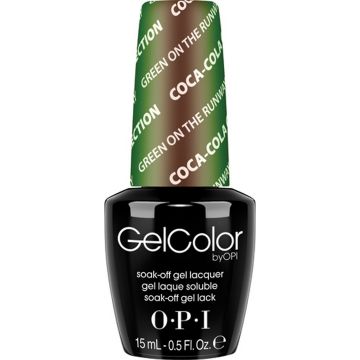 Lac De Unghii Semipermanent Opi Gelcolor Green On The Runway 15Ml