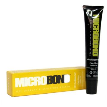 Opi Microsclupture Gel Clear Glaze Műkörömépítő zselé 30ml