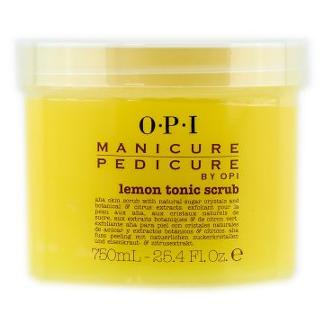 Крем скраб Opi Exfoliant Pedicure Lemon Tonic Scrub 750мл