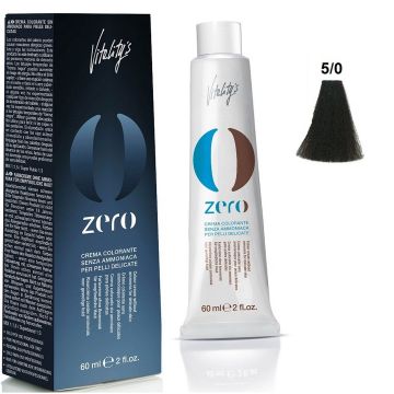 Vitality&#039;s New Zero Cream 5/0 60ml ammonia-free hair dye