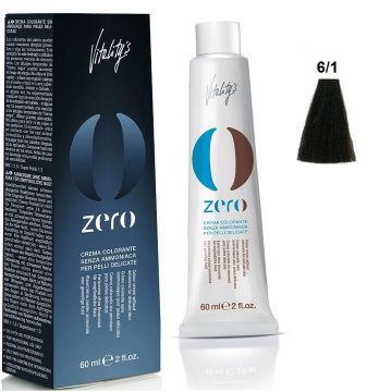 Ammonia-free Hair Dye Vitality&#039;s New Zero Cream 6/1 60ml