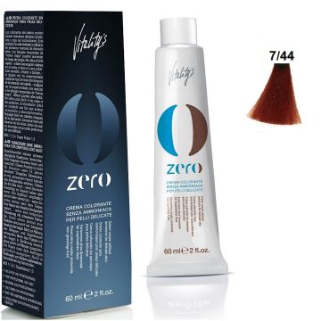 Ammonia-free hair dye Vitality&#039;s Tinta New Zero 7/44 60ml