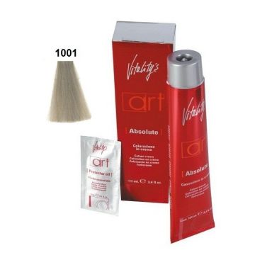 Боя за Коса Перманентна Vitality&#039;s Art Absolute с Амоняк  1001 Пепеляво Ултра светло 100 мл