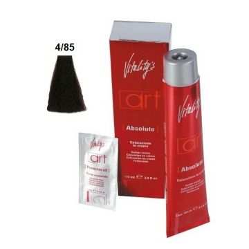 Vitality&#039;s Art Absolute Ammóniás tartós hajfesték 4.85 Sötétvörös 100 ml