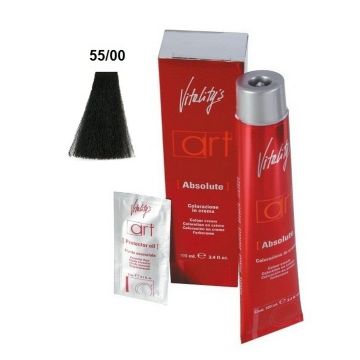 Vitality&#039;s Art Absolute Ammóniás tartós hajfesték 55.00 Intenzív Világos Gesztenyebarna 100ml