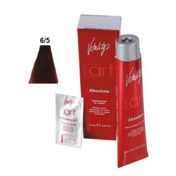 Vitality&#039;s Art Absolute Ammóniás tartós hajfesték 6.5 Sötétszőke Mahagóni 100ml