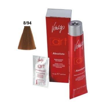 Vitality&#039;s Art Absolute Ammóniás tartós hajfesték 8.94 Tenere Homok Szőke100ml