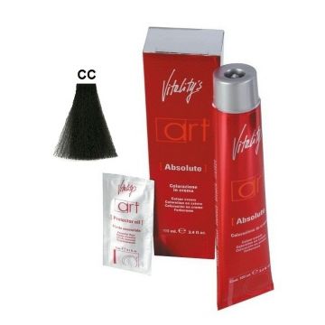 Vitality&#039;s Art Absolute  Ammóniás tartós hajfesték 5.88 Hamvas Króm Korrektor 100ml