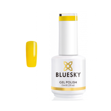 Bluesky Semi-Permanent Nail Polish UV Bicycle Yellow 15ml