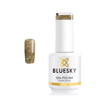 Lac de unghii semipermanent Bluesky UV Gold Rush 15ml