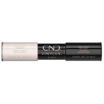 CND Vinylux Nail Polish 2in1 Top&amp;Naked Naivete 2x3.7ml