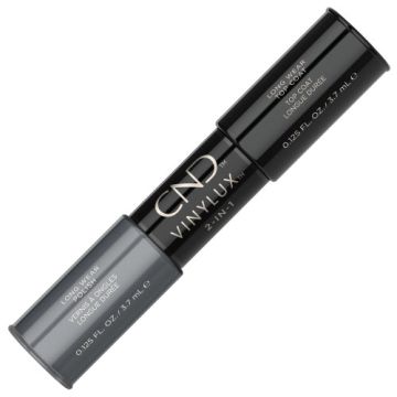 CND Vinylux Nail Polish 2in1 Top&amp;Asphalt 2x3.7ml