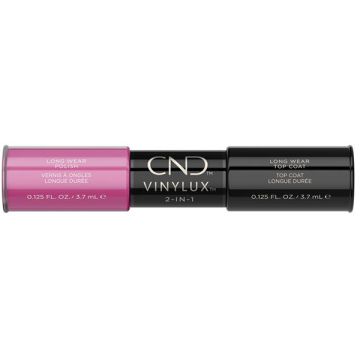 CND Vinylux Nail Polish 2in1 Top&amp;Hot Pop Pink 2x3.7ml