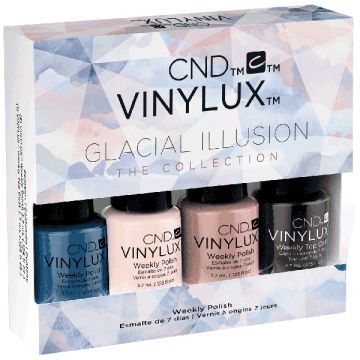 CND Vinylux Nail Polish Glacial Illusion Pinkies Kit Mini 4x3.7ml