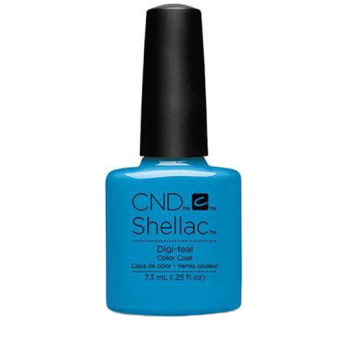 CND Shellac Semi-Permanent Nail Polish Digi Teal 7.3ml