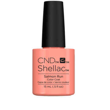 Cnd Shellac Semi-Permanent Nail Polish Jumbo Salmon Run 15ml