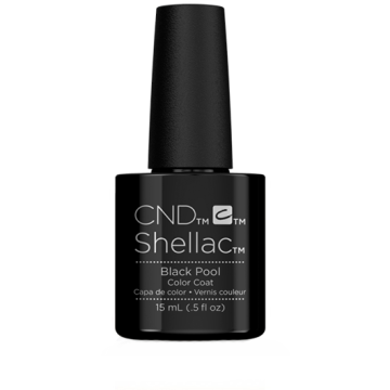CND Shellac Semi-Permanent Nail Polish Jumbo Black Pool 15ml