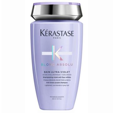 Шампоан за неутрализиране на жълти тонове Kerastase Blond Absolu Bain Ultra-Violet 250мл