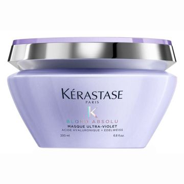 Kerastase Blond Absolu Masque Ultra-Violet Hajmaszk a sárga tónusok semlegesítésére 200ml