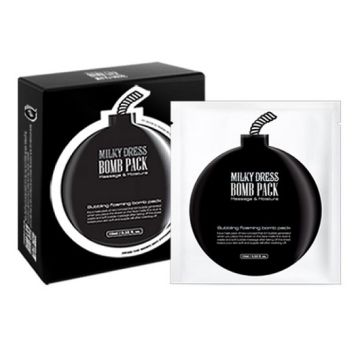 Masca cu bule pentru curatare si hidratare Milky Dress Bomb Pack 10buc