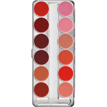 Paleta rujuri Kryolan 12 nuante Classic1 40g