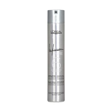 Fixativ profesional L’Oréal Professionnel Infinium Pure Soft cu fixare lejera, 500 ml