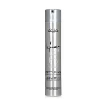 Fixativ profesional L’Oréal Professionnel Infinium Pure Strong cu fixare puternica, 500 ml
