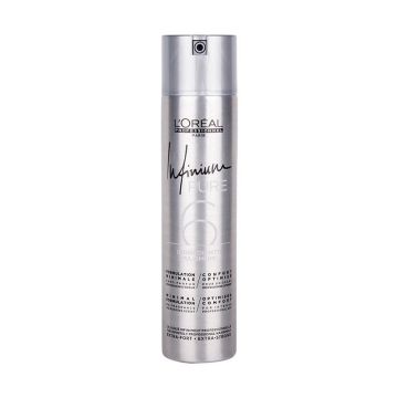Fixativ profesional L’Oréal Professionnel Infinium Pure Extra Strong cu fixare extra-puternica, 500 ml