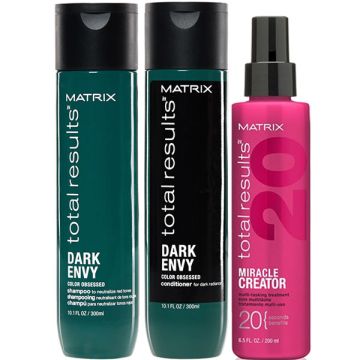 Matrix Total Results Dark Envy hajápoló készlet Sampon 300ml+Kondicíonáló 300ml+ Hajspray 200ml