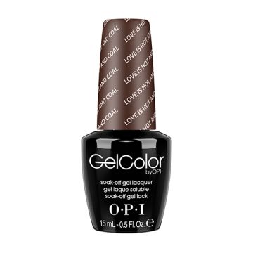 Лак за нокти полутраен Opi Gelcolor Love Is Hot&amp;Coal!15мл