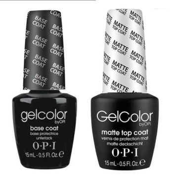 Opi Gelcolor Top Coat&amp;Top Coat Matte Kit 2x15ml