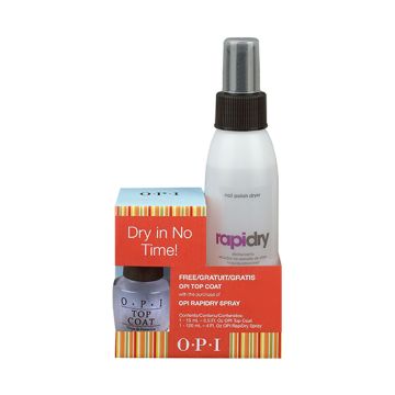 Opi Dry In No Time-Rapid Dry 120ml &amp; Top Coat 15ml