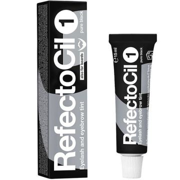 Vopsea sprancene Refectocil Pure Black 1 15ml
