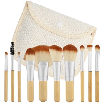 Tools4Beauty Ecsetkészlet tartóval utazó méret 10db
