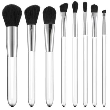 Tools4Beauty Ecsetkészlet átlátszó fogantyúval 8 db