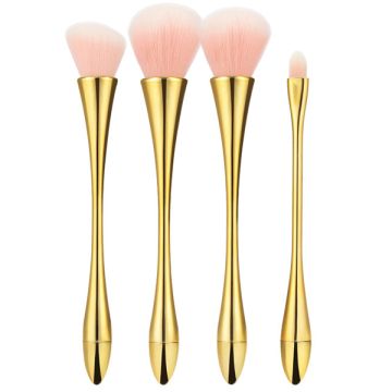 Комплект  4 четки Tools4Beauty със златиста метална дръжка