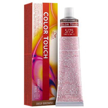 Боя за коса Wella Professionals Color Touch 5/75 Светло Кестеняво  Кестеняво Махагон  60 мл