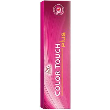 Vopsea de par Wella Professionals Color Touch PLUS 55/04 Castaniu Deschis Intens Natural Roscat 60 ml