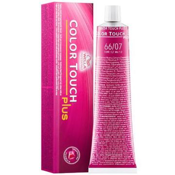 Боя за коса Wella Professionals Color Touch PLUS 66/07 Тъмно Русо Наситено  Естествено Кестеняво 60мл