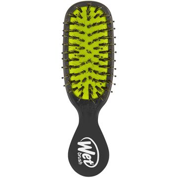 Perie de par Wet Brush Shine Enhancer Mini pentru stralucire Negru
